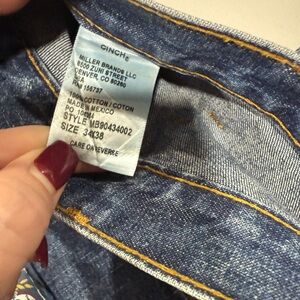 Cinch Indigo Cotton Jeans